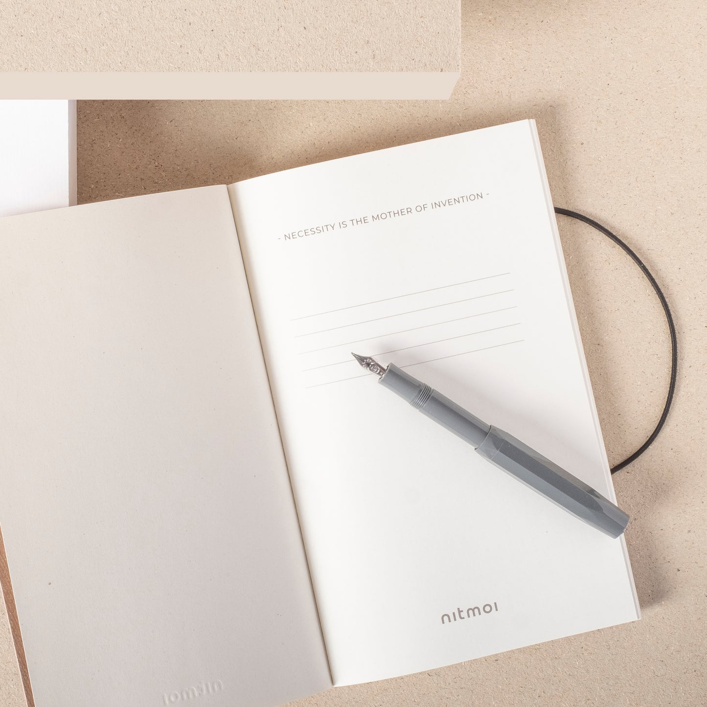 Sustainable Notebook ideal for fountain pen