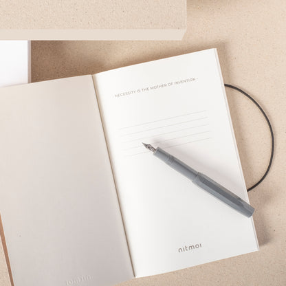 Sustainable Notebook ideal for fountain pen